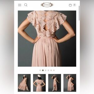 Joyfolie Marianne dress in Blush Size M
